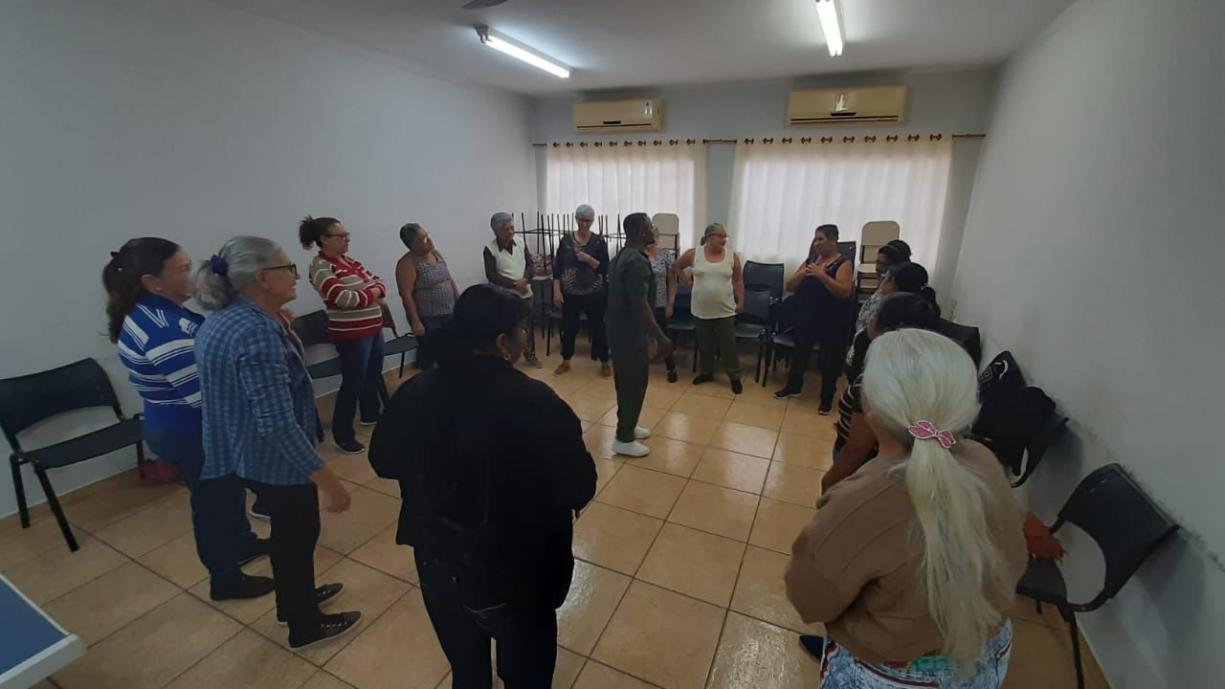 Oficina Gingoterapia na Terceira Idade