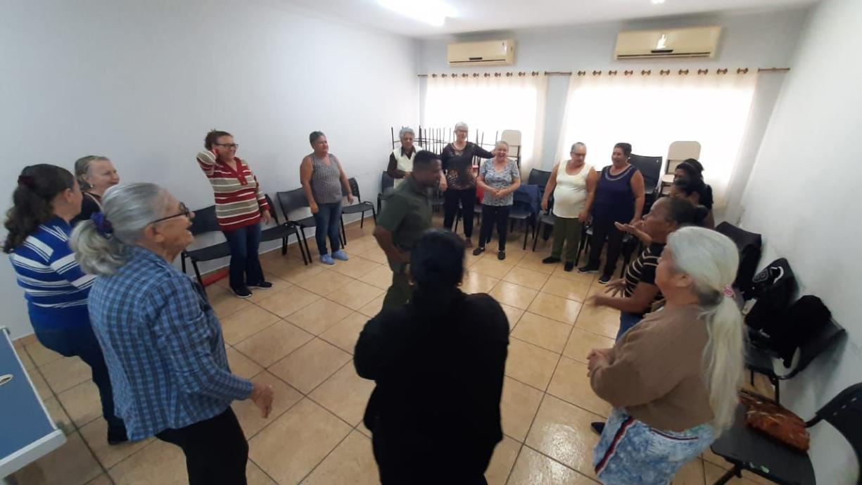 Oficina Gingoterapia na Terceira Idade