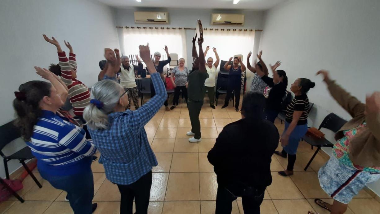 Oficina Gingoterapia na Terceira Idade