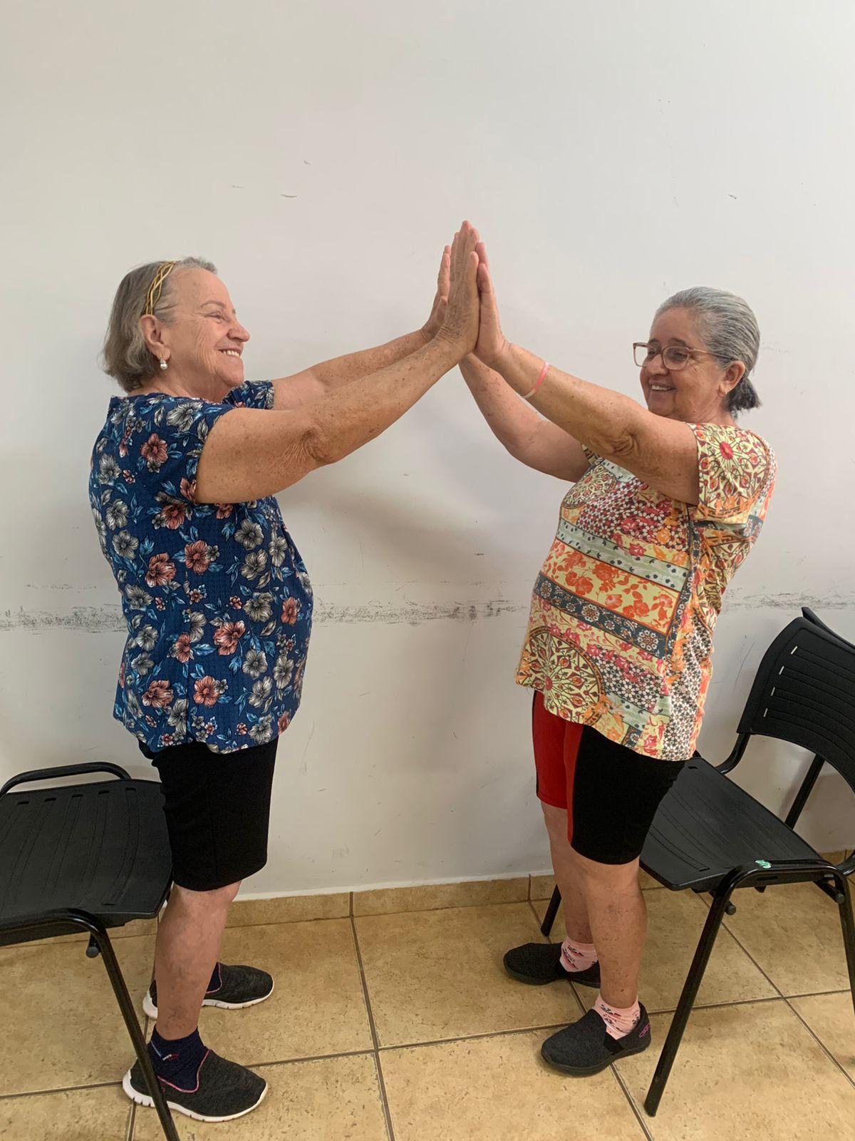 Oficina de Alongamento nas dependências do CRAS