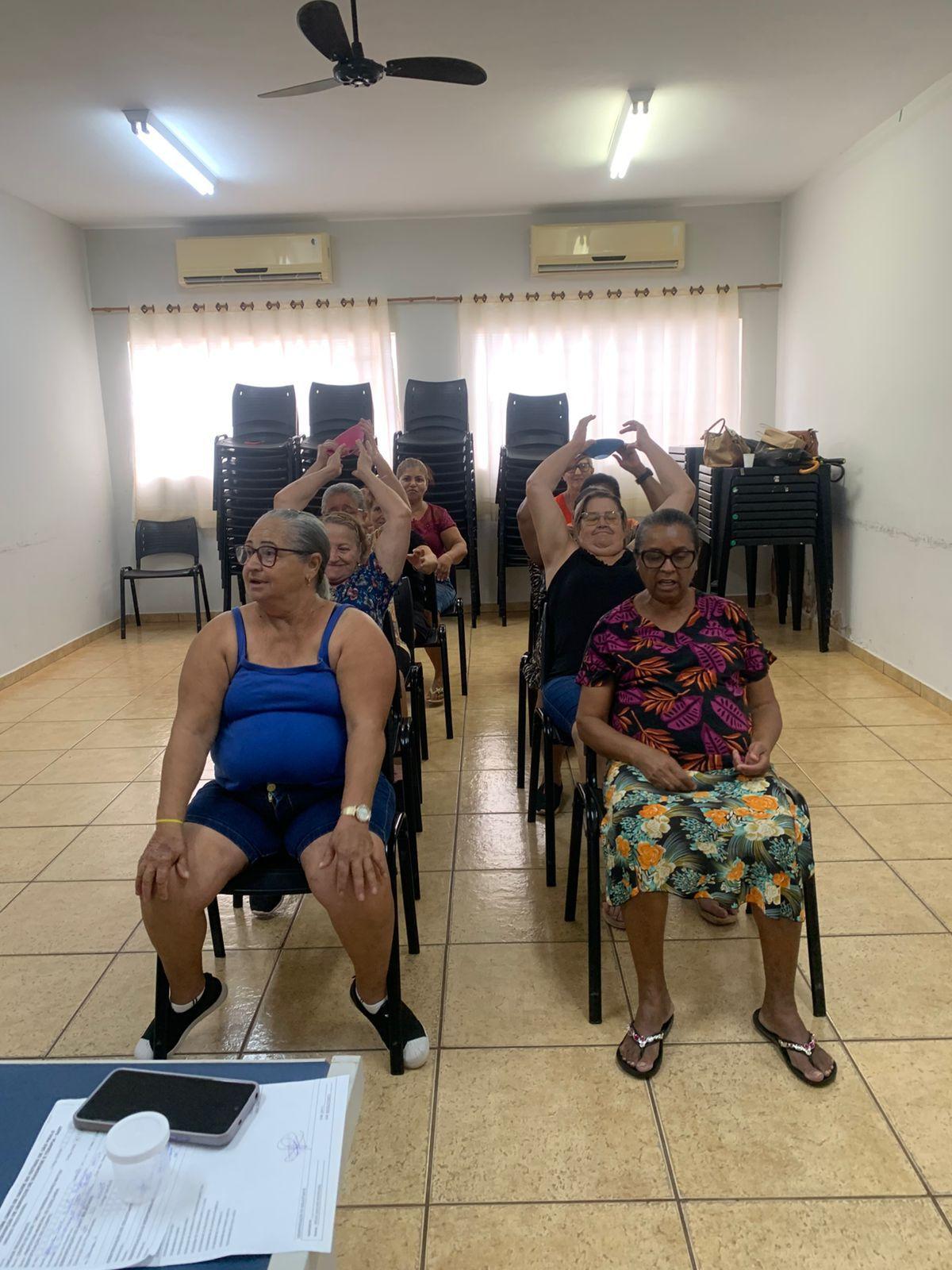 Oficina de Alongamento nas dependências do CRAS