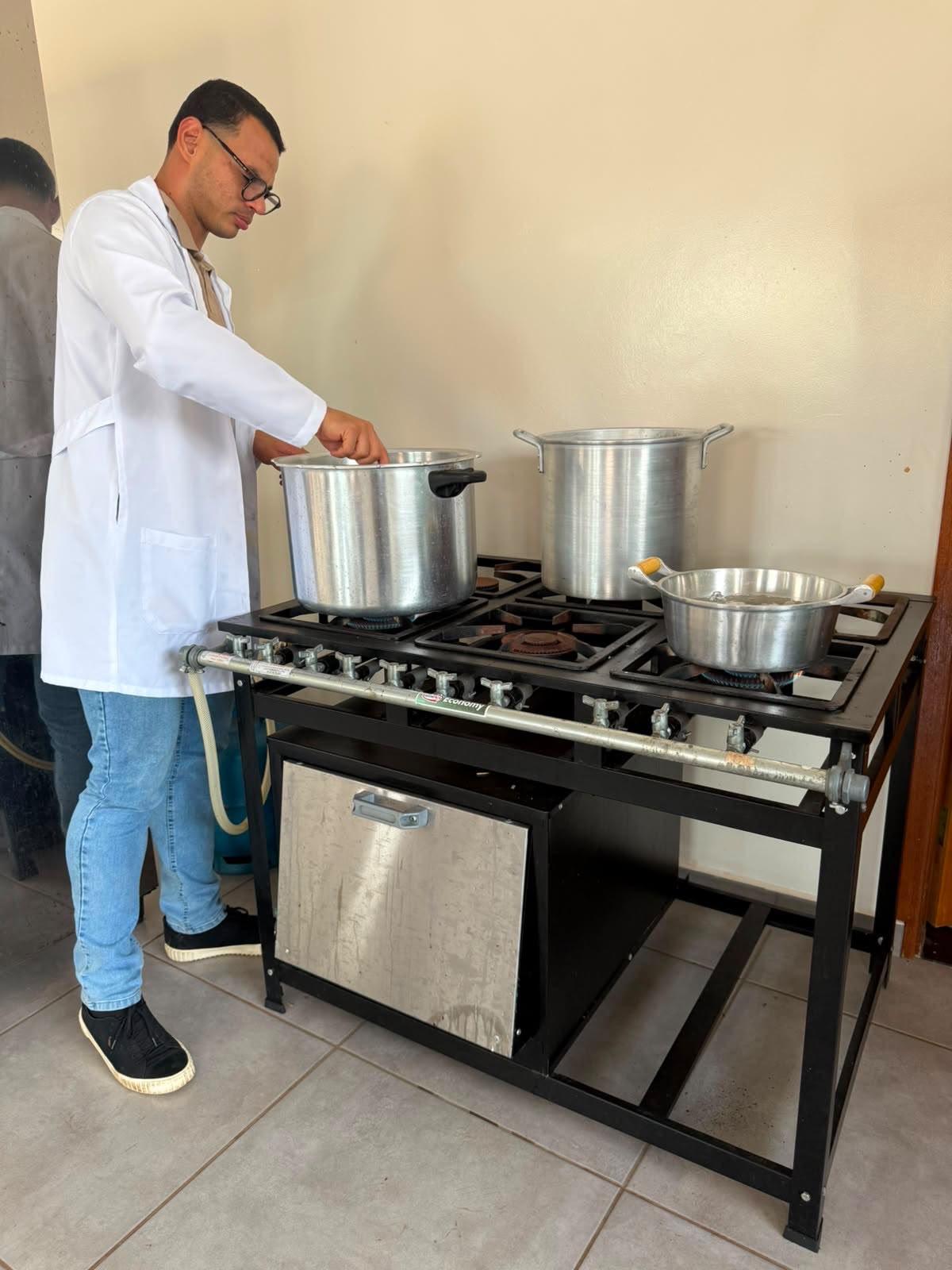 Oficina gastronômica no CRAS