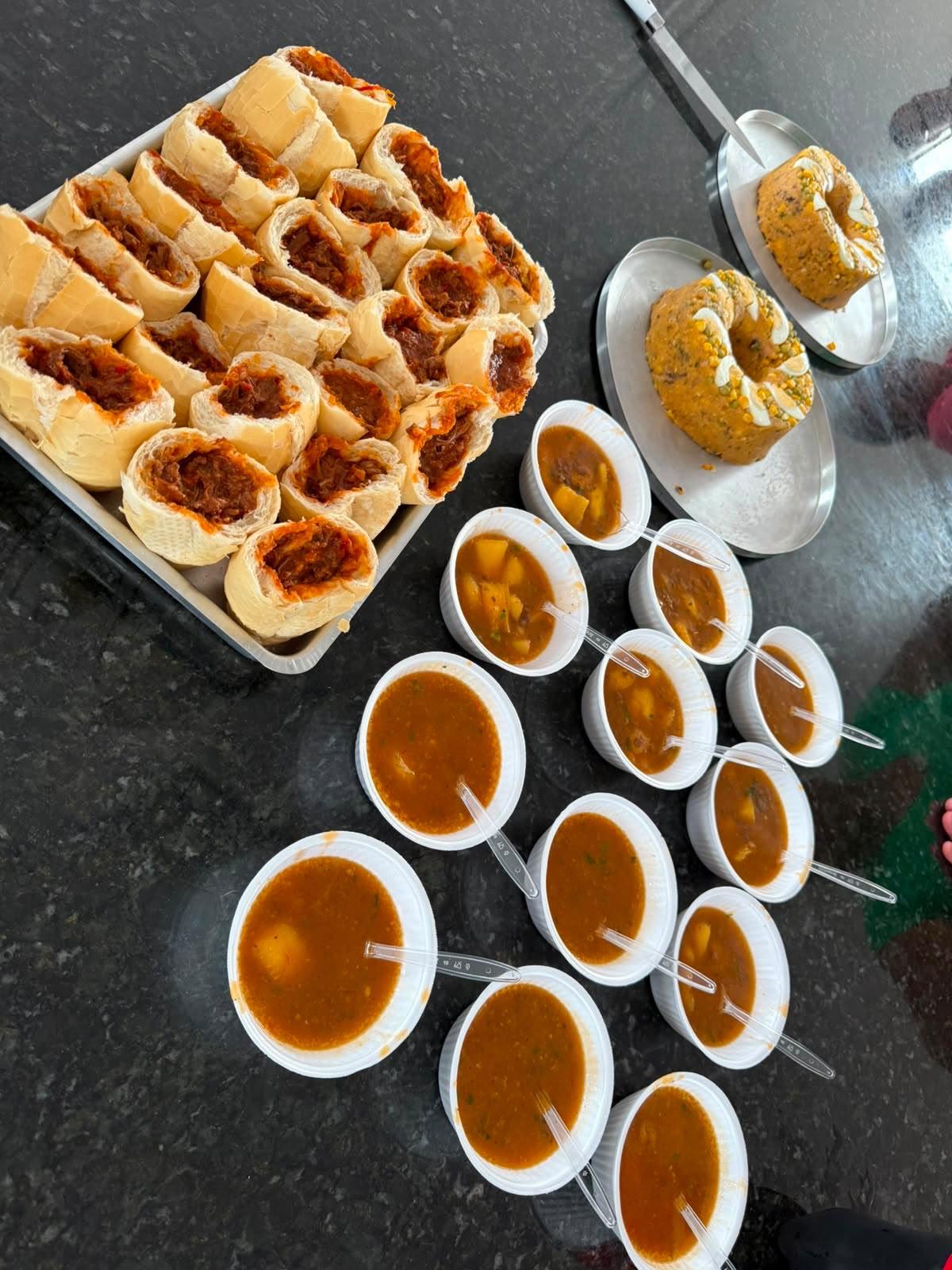 Oficina gastronômica no CRAS