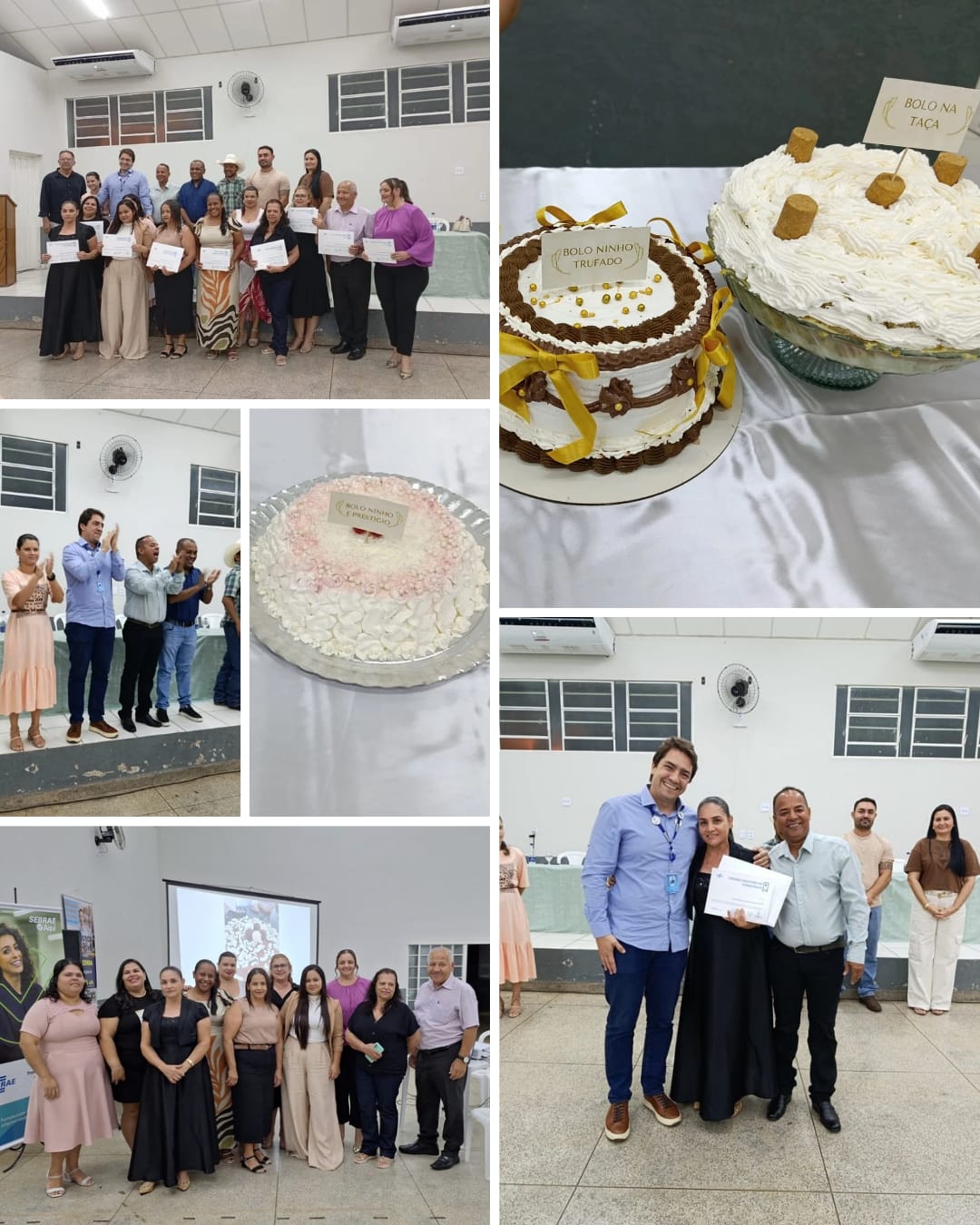 FORMATURA DO CURSO DE CONFEITARIA, UMA NOITE MEMORÁVEL