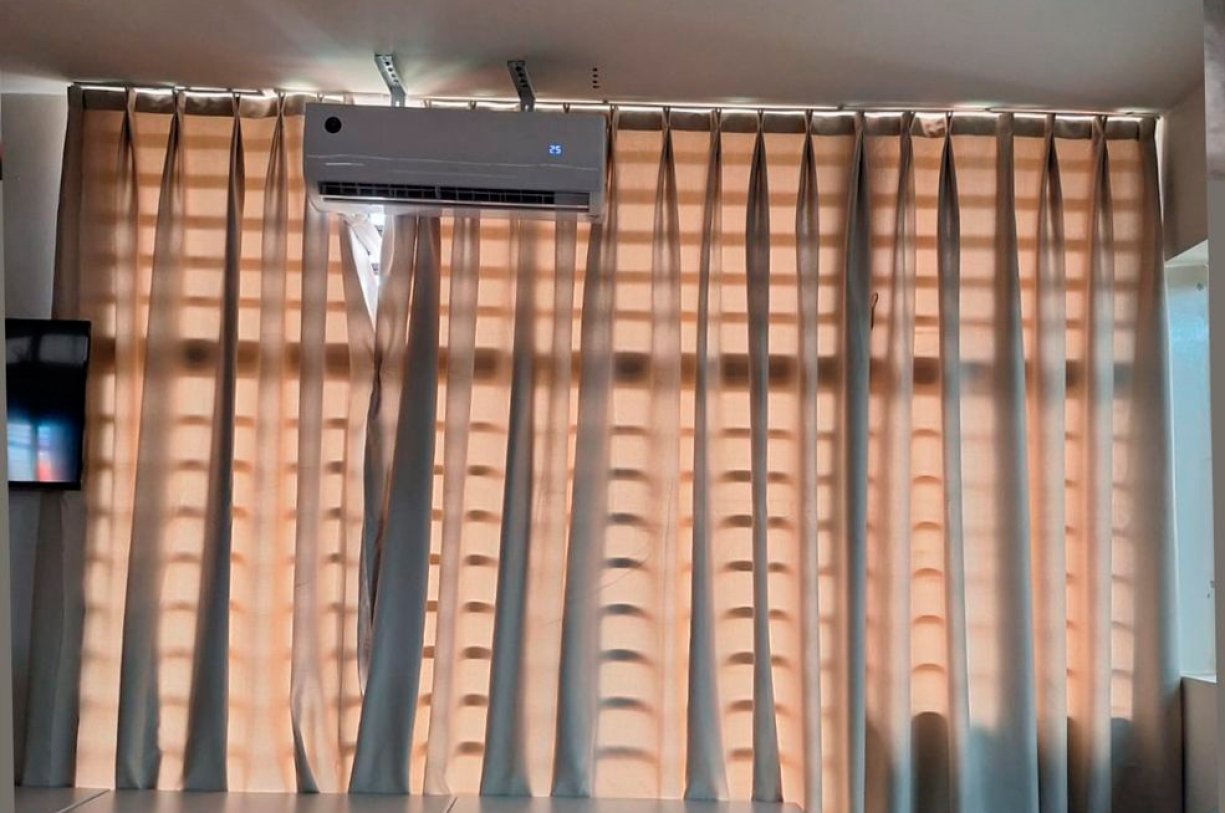 aAquisição e instalação de novas cortinas!
