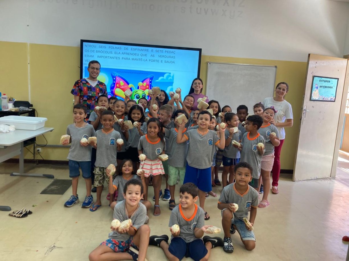 Projeto “Saúde na Escola” tem início em Guzolândia com o tema “Alimentação Saudável na Infância”