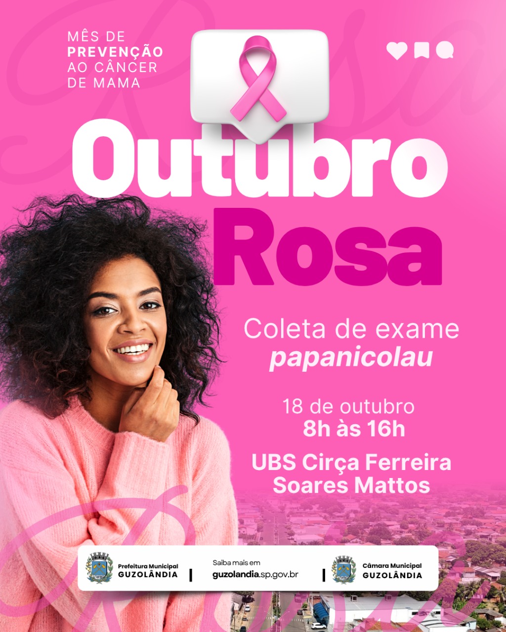 Outubro Rosa – Coleta de Exames Papanicolau